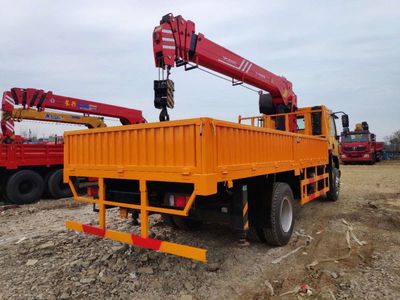 柳汽6.3噸隨車吊平板車 高效實用的工程運輸利器